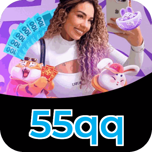 Catálogo slots 55qq mostrando top jogos Gates Olympus Sweet Bonanza Fortune Tiger Big Bass volatilidade RTP